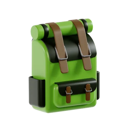Army Backpack  3D Icon