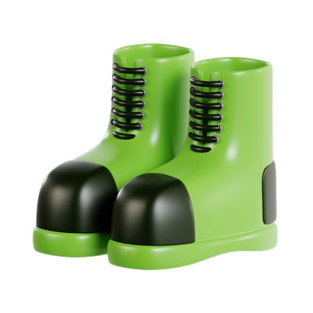 Army Boot  3D Icon