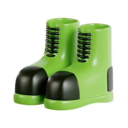 Army Boot  3D Icon