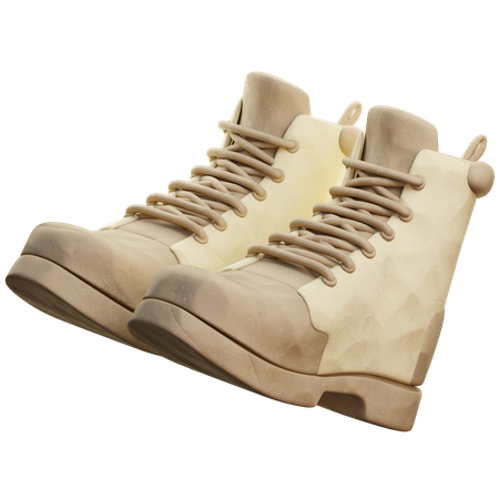 Army Boots  3D Icon