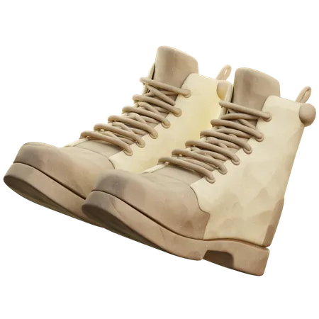 Army Boots  3D Icon