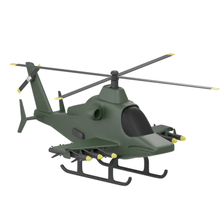 Army Chopper  3D Icon