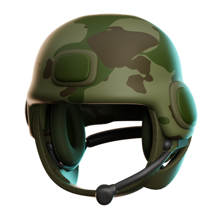 軍用ヘルメット  3D Icon