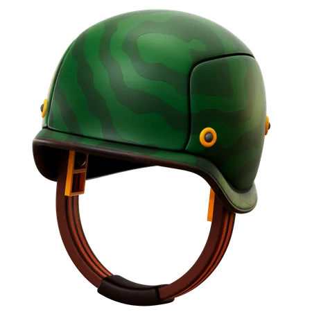 Army Helmet 3D Icon