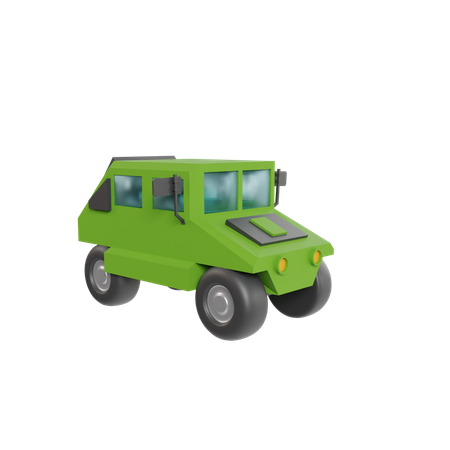 Army Jeep  3D Icon