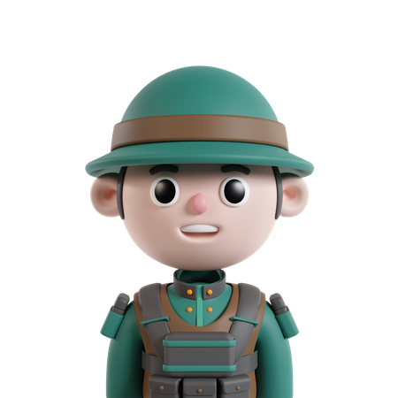 Army Man  3D Icon