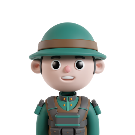 Army Man 3D Icon