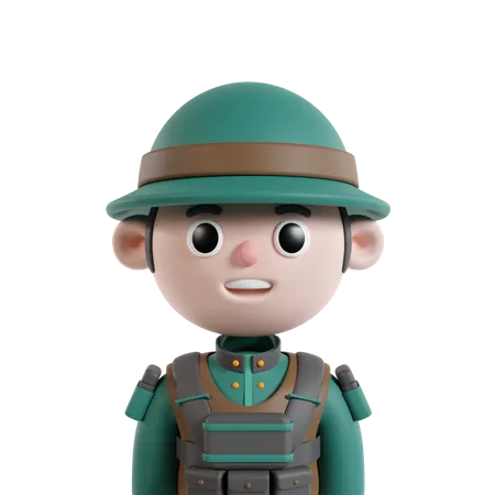 Army Man 3D Icon