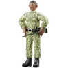 Army man Standing and Holding Gun