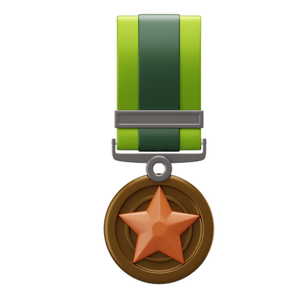 Army medal  3D Icon