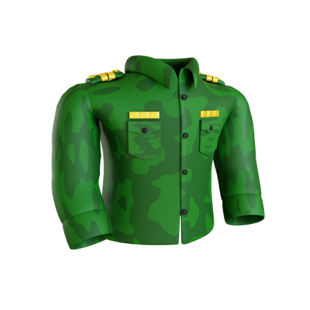 Army Suit  3D Icon