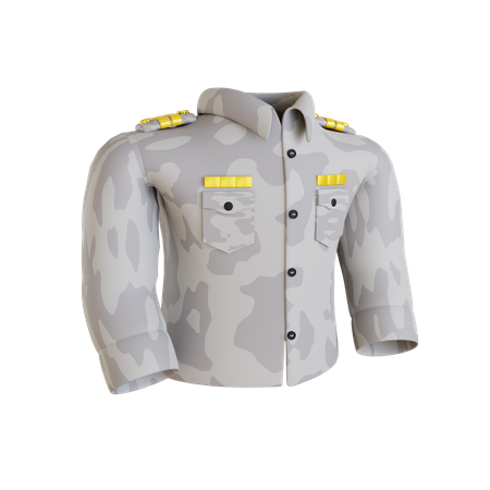 Army Suit 3D Icon