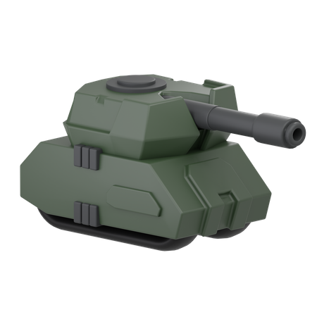 Army Tank  3D Icon