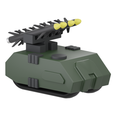 Army Tank  3D Icon