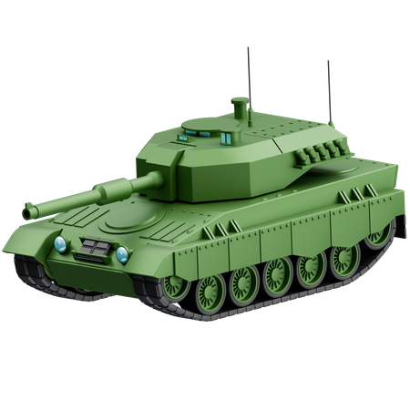 Army Tank  3D Icon