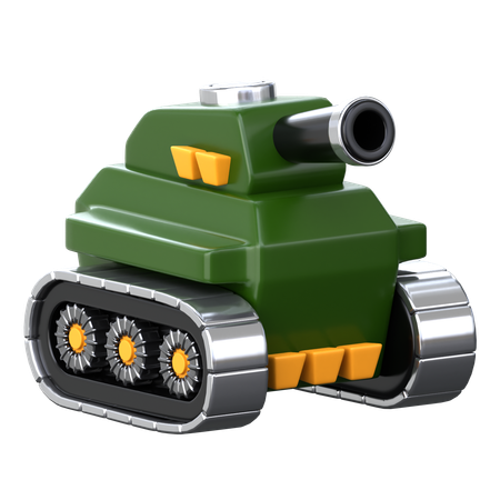 Army Tank  3D Icon