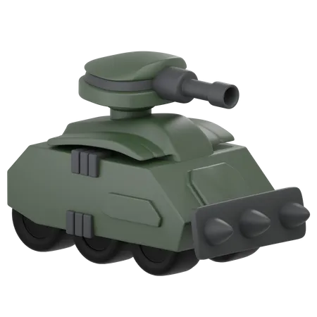 Army Tank  3D Icon