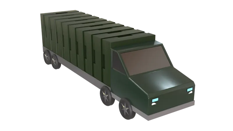 Army Truck  3D Icon
