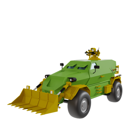 Army Vehicle  3D Icon