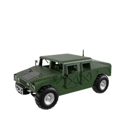 Army Vehicle  3D Icon