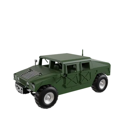 Army Vehicle  3D Icon