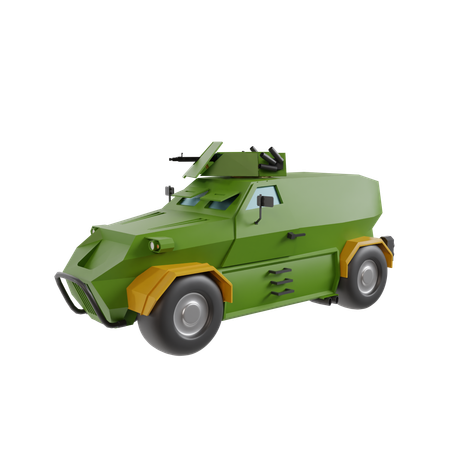 Army Vehicle  3D Icon