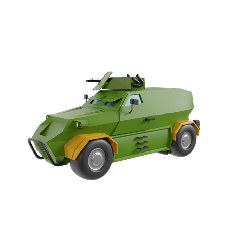 Army Vehicle  3D Icon