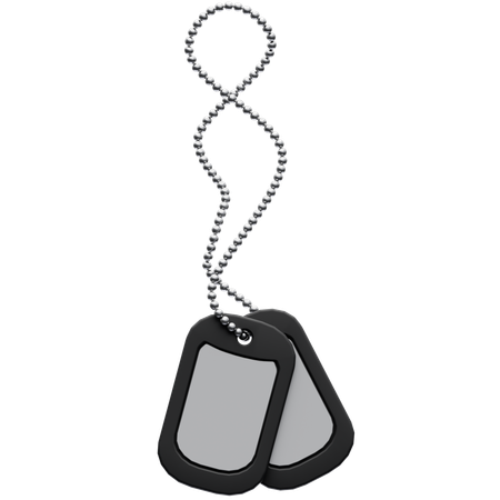 Army's Tag  3D Icon