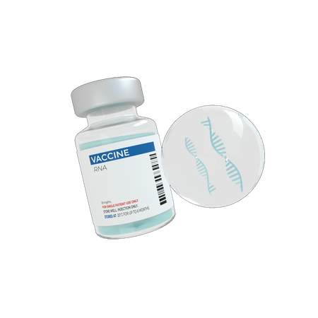 ARN du vaccin  3D Icon