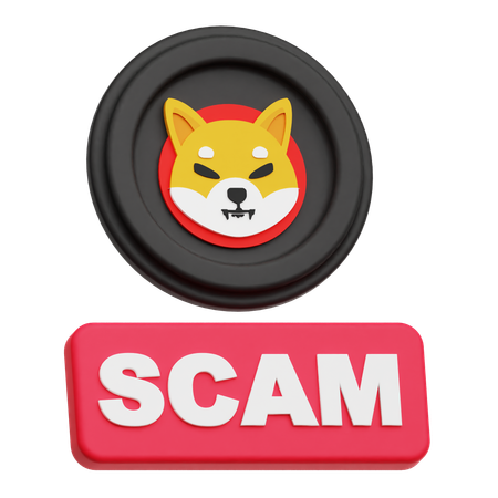 Arnaque au shiba inu  3D Icon