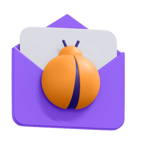 Email frauduleux  3D Icon