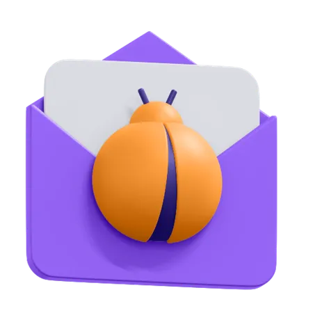 Email frauduleux  3D Icon