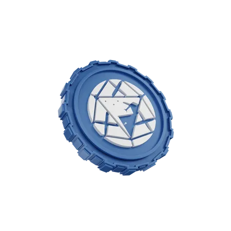 Moneda arnx  3D Icon