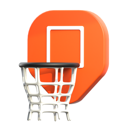 Aro de baloncesto  3D Icon