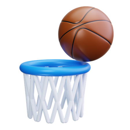 Aro de baloncesto  3D Icon