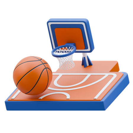 Aro de baloncesto  3D Icon