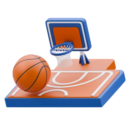 Aro de baloncesto  3D Icon