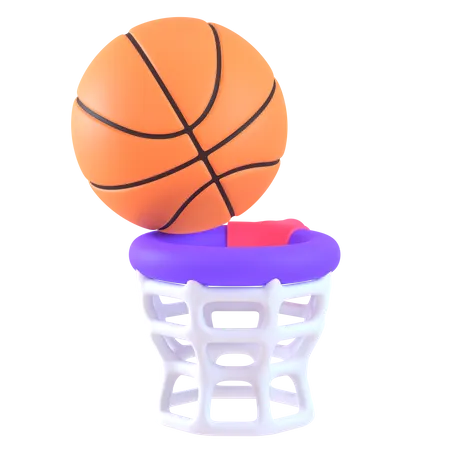 Aro de baloncesto  3D Icon