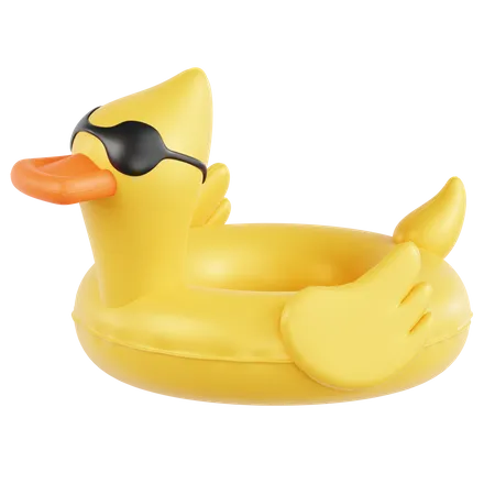Anillo de natación de pato  3D Icon