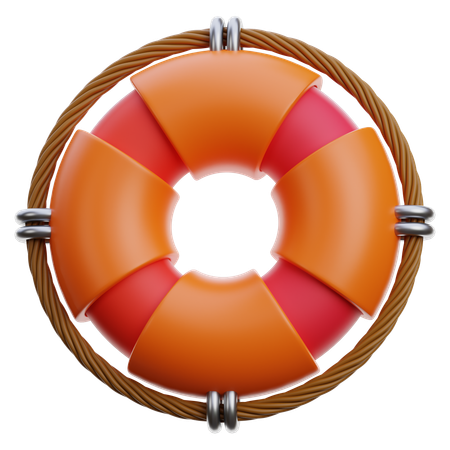 Boya salvavidas  3D Icon