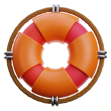 Boya salvavidas  3D Icon