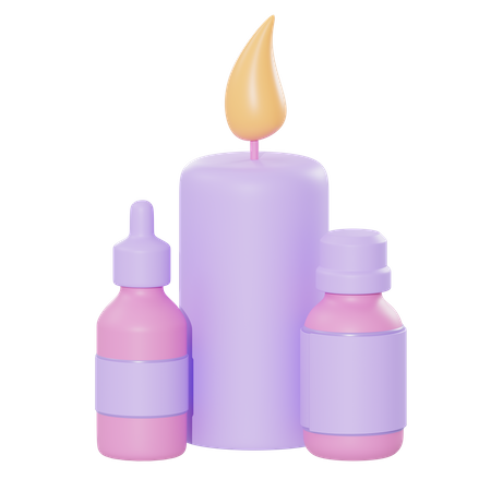 Aroma Therapy 3D Illustration