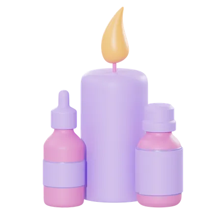 Aroma Therapy 3D Illustration