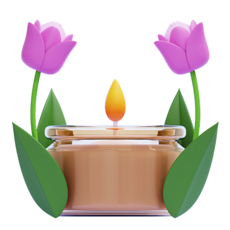 Duftkerze  3D Icon