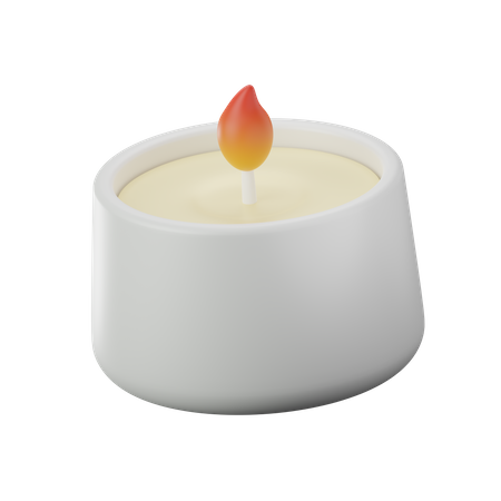 Aromaterapia con velas  3D Icon