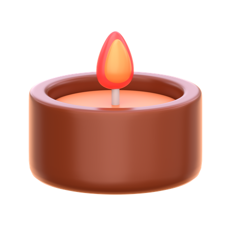 Vela de aromaterapia  3D Icon