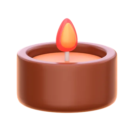 Vela de aromaterapia  3D Icon