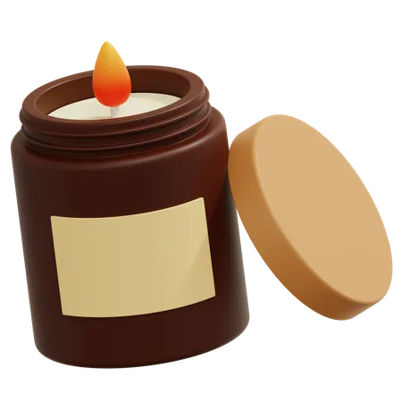 Vela de aromaterapia  3D Icon