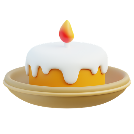 Aromatherapy Candle  3D Icon