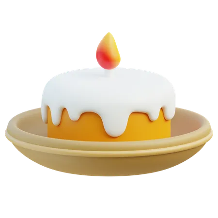 Aromatherapy Candle  3D Icon